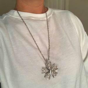 Trifari Vintage Long Pendant Statement Necklace